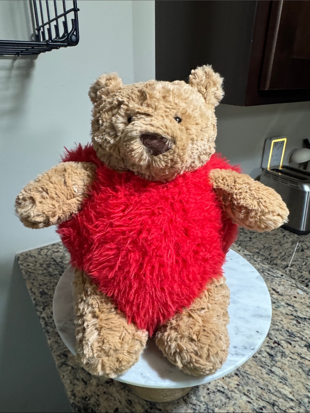 Jellycat RETIRED Bartholomew Bear 'Heartthrob'